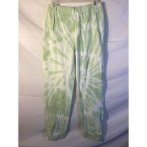 Jolie & Joy Girls Green Tie Dye Pants Joggers Sweatpants Size Large 14
